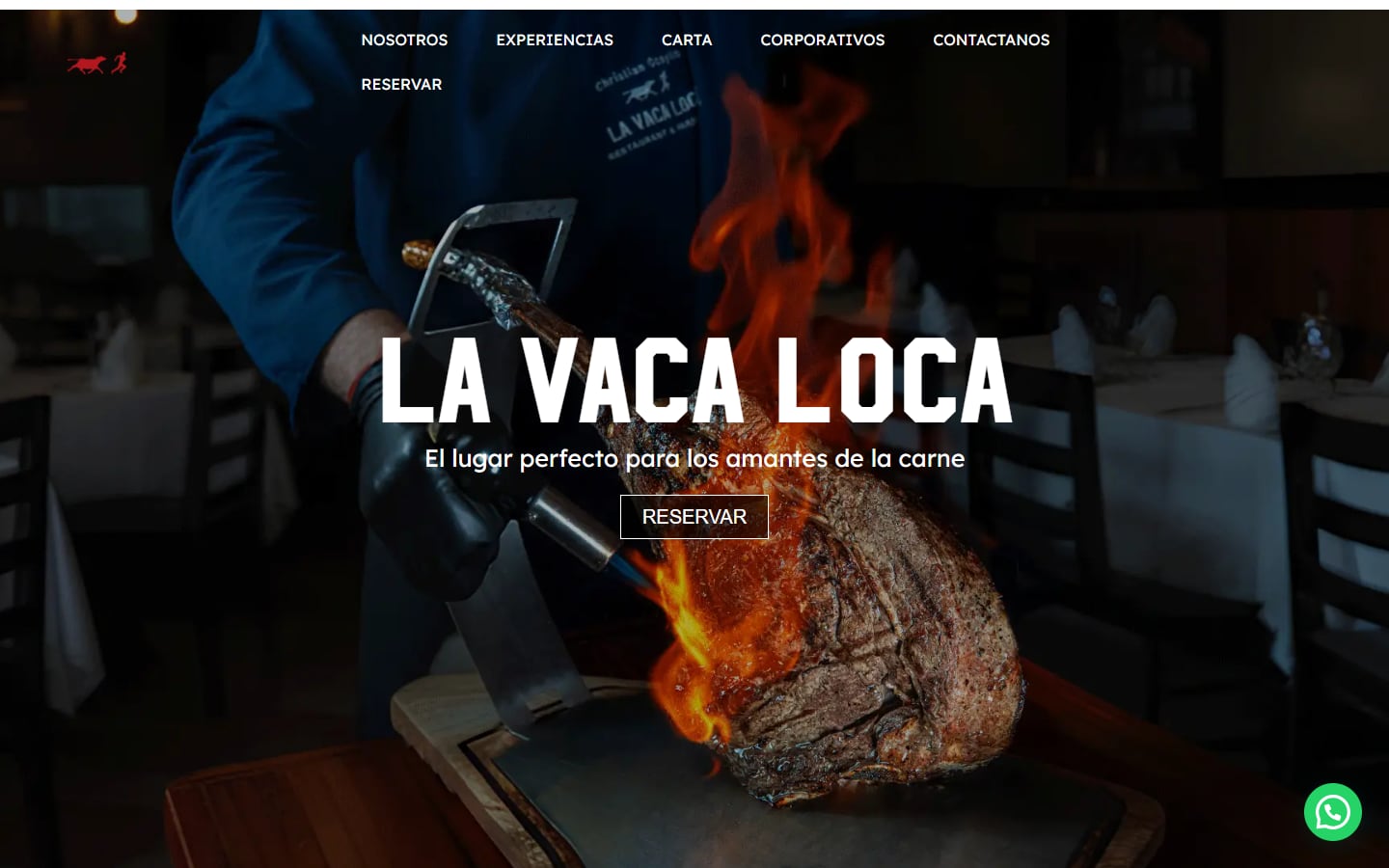 Web de La Vaca Loca